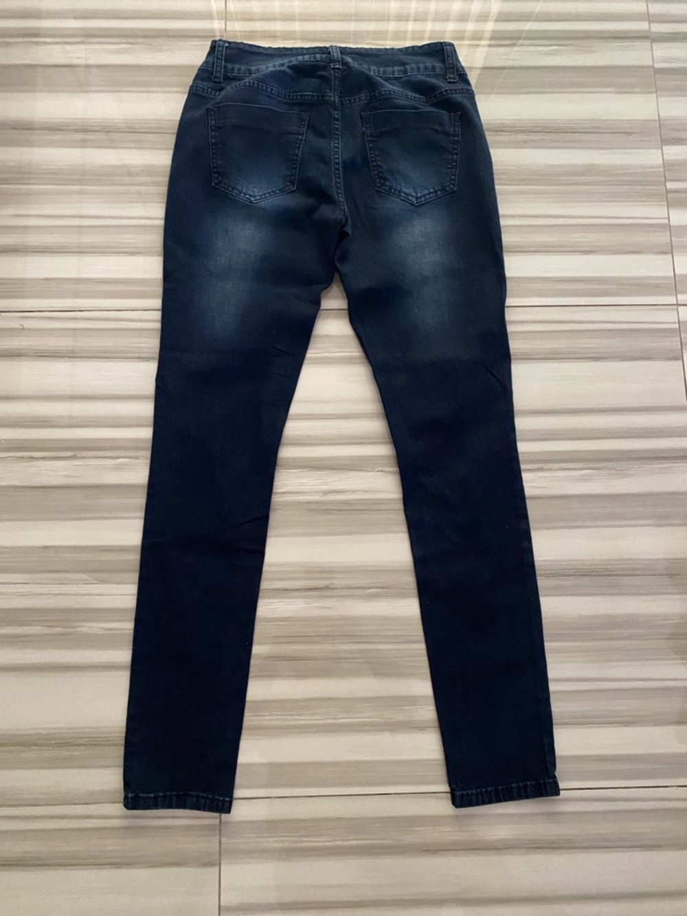 Rampage Women's Dark Wash Blue Skinny Jeans